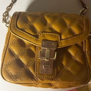 Small mustard yellow cross body